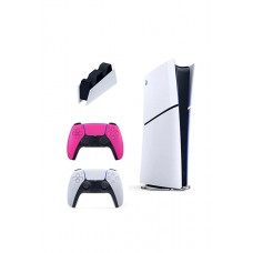 Playstation 5 Slim Digital İthalatçı Garantili + 2. Pembe Dualsense + Şarj İstasyonu