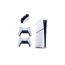 Playstation 5 Slim Digital 825 GB + Şarj İstasyonu + 2. Dualsense İthalatçı Garantili