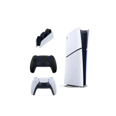 Playstation 5 Slim Digital İthalatçı Garantili + 2. Siyah Dualsense + Şarj İstasyonu Uyumlu